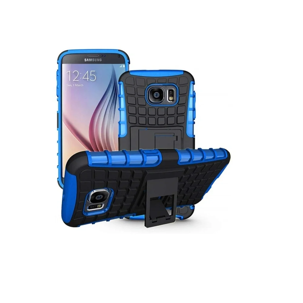 NEW GALAXY S6 Dual Layer Case Rugged Tough Tire Grip